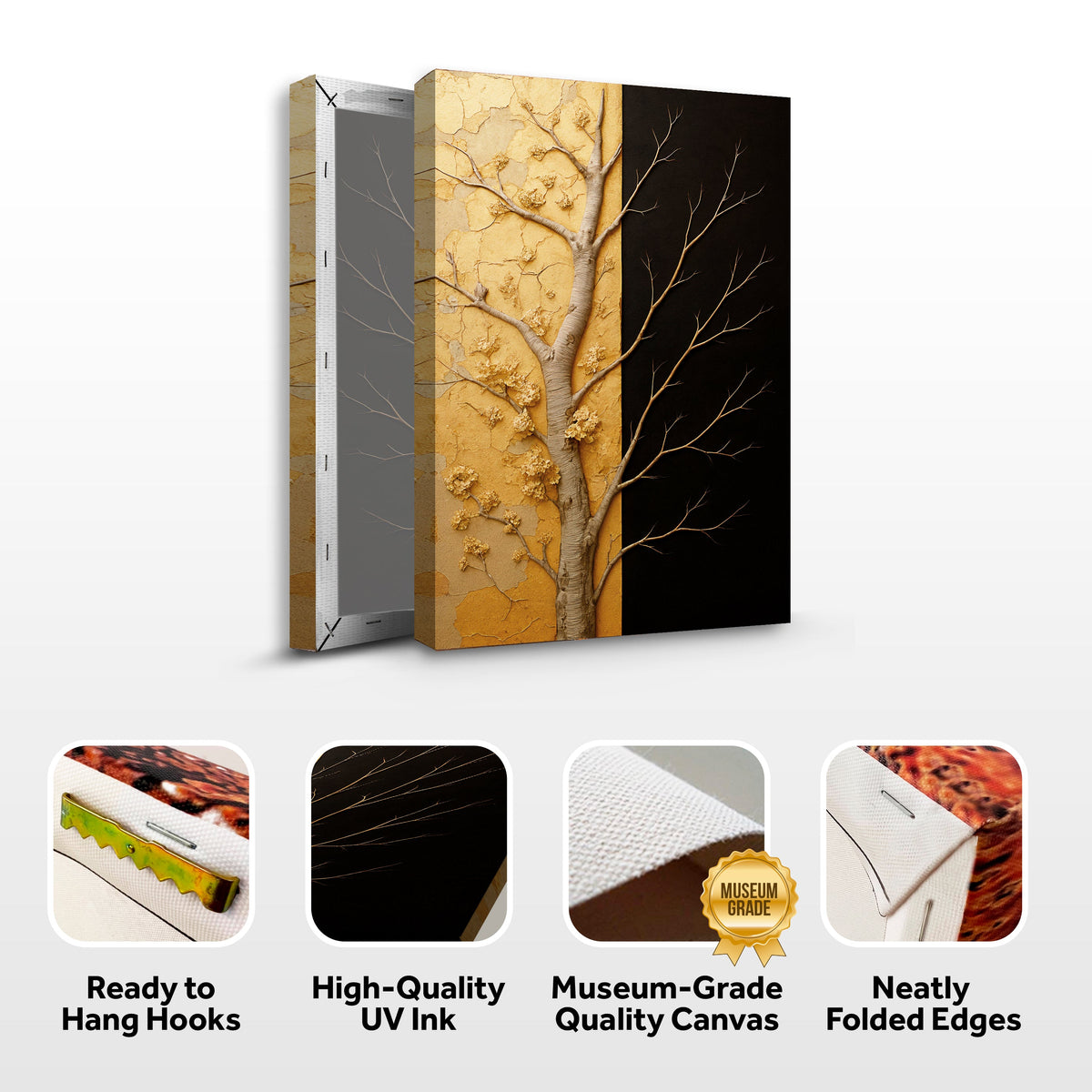 Golden Eclipse Wall Art by Tailored Canvases
