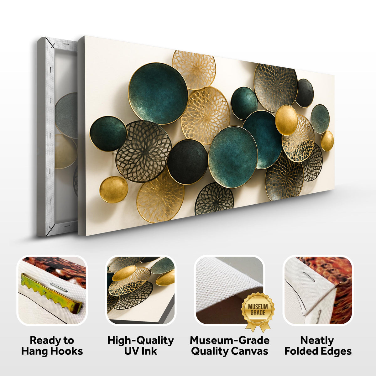 Lotus Leaf Abstract Wall Art VIII by Tailored Canvases