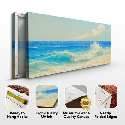 Serene Ocean Wave Coastal Wall Art XIII by Tailored Canvases