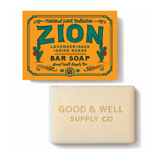 Zion National Park Bar Soap by Good & Well Supply Co.
