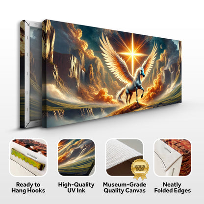 3D Horse Faith Wall Art V canvas by Tailored Canvases, view 7