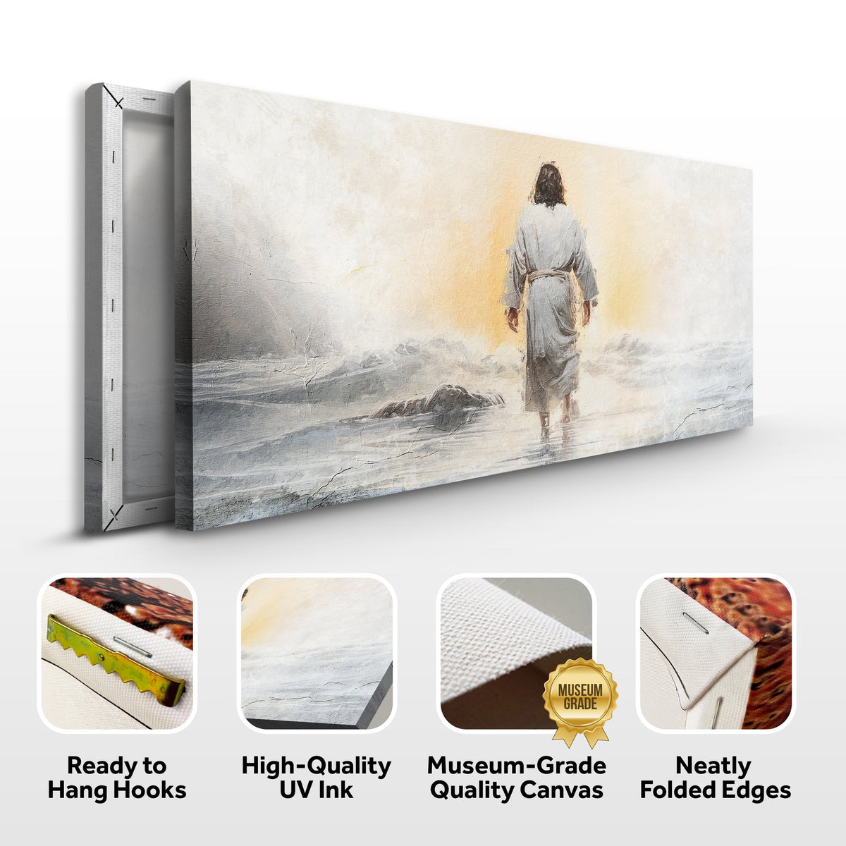 Peace Be Still Faith Wall Art by Tailored Canvases