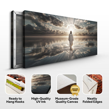 Walking on Water - Faith Wall Art III by Tailored Canvases