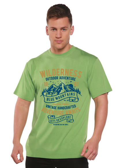 Wilderness men's bamboo graphic T-shirt – view 8