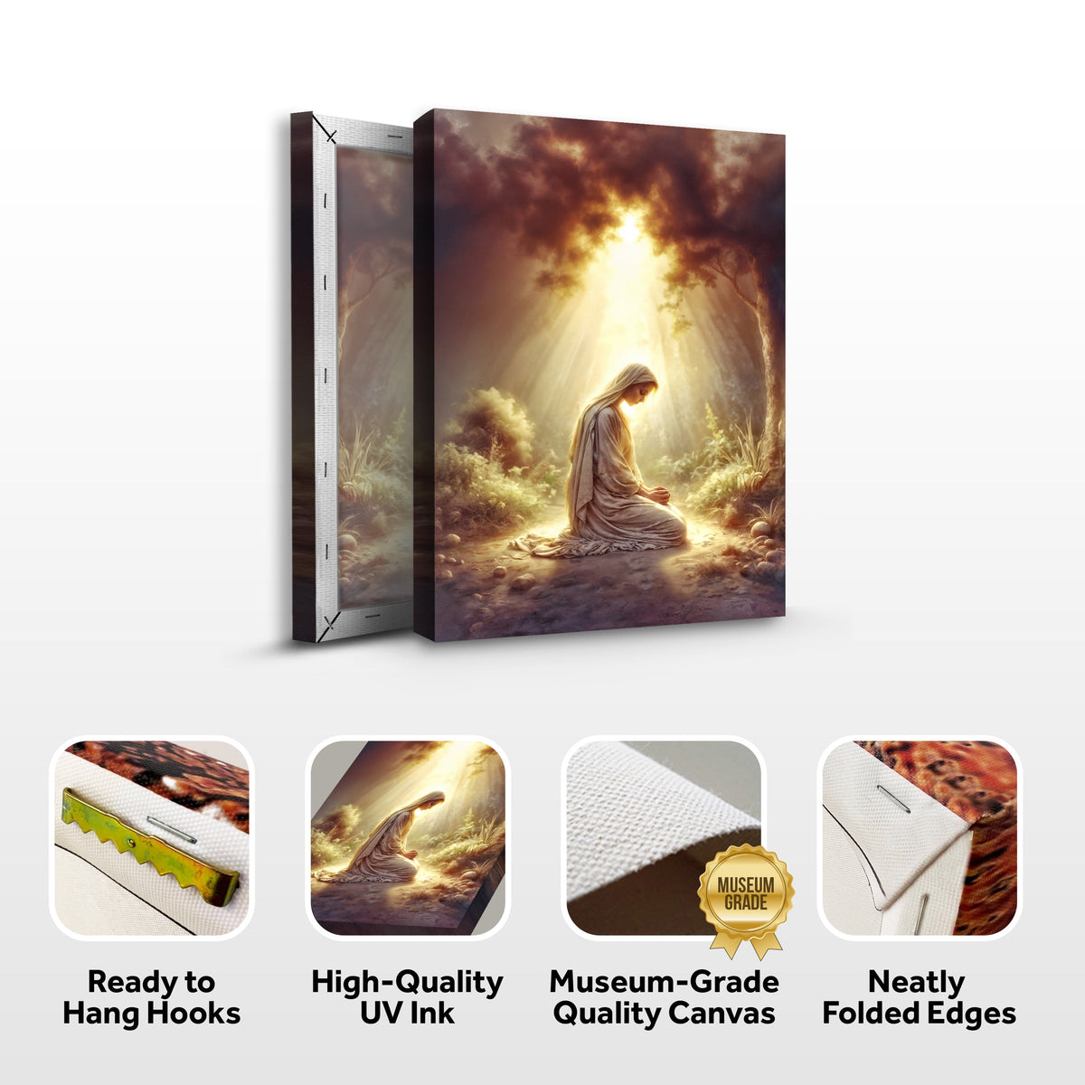 Mary Praying Faith Wall Art by Tailored Canvases