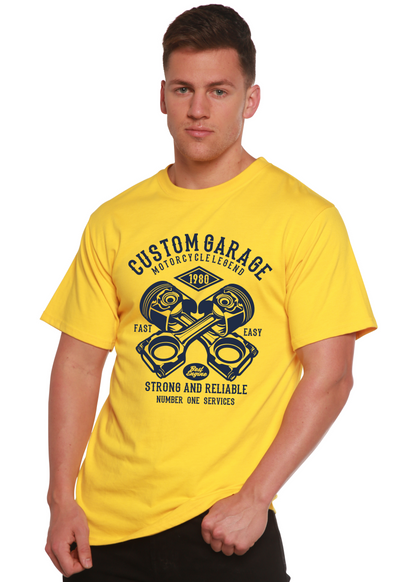 Custom Garage men's bamboo graphic T-shirt – view 3