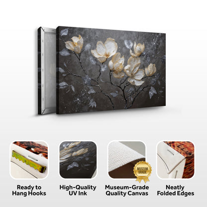 Midnight Magnolias Wall Art by Tailored Canvases