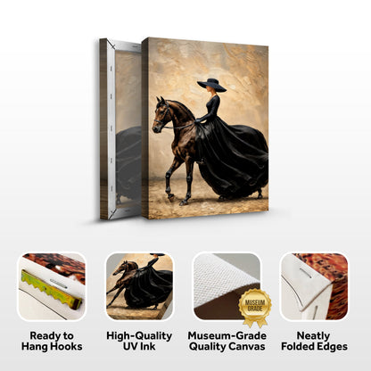 Elegant Equestrian Wall Art by Tailored Canvases