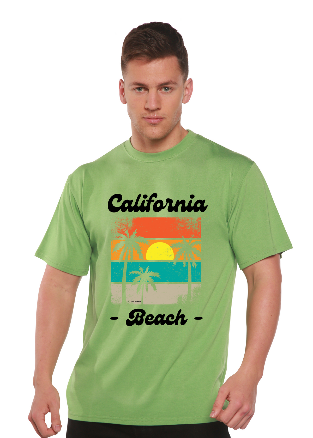 California Beach unisex bamboo graphic T-shirt – view 12