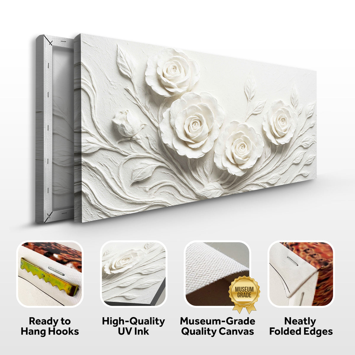 Floral Abstract Wall Art by Tailored Canvases