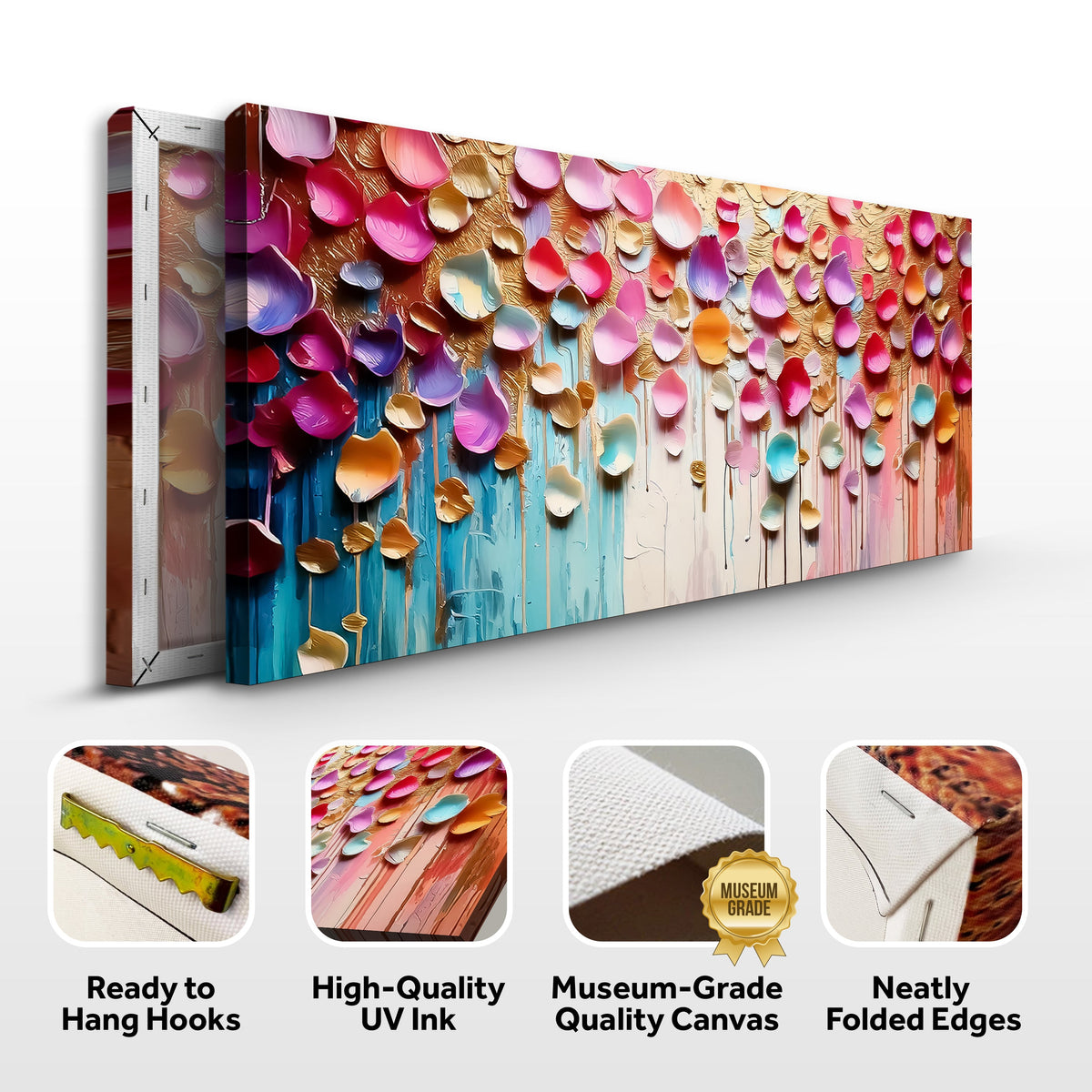Vibrant Petals Wall Art by Tailored Canvases