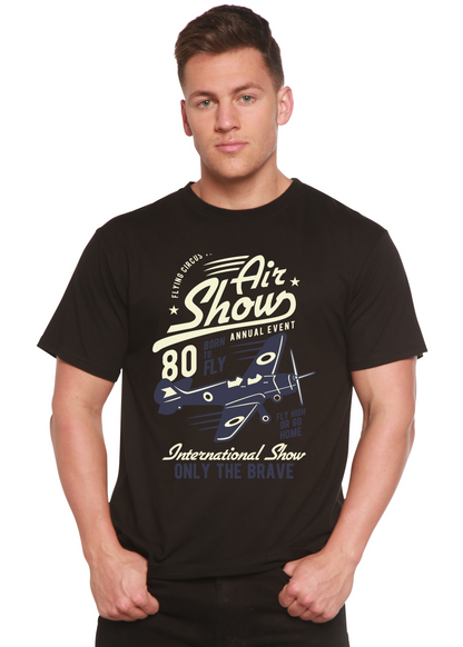 Air Show men's bamboo graphic T-shirt – view 2