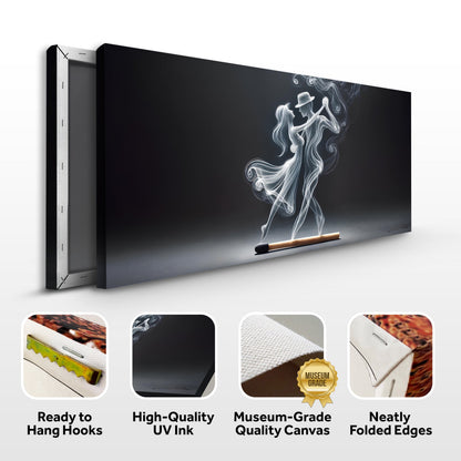 Modern Abstract Couple Dance Wall Art by Tailored Canvases