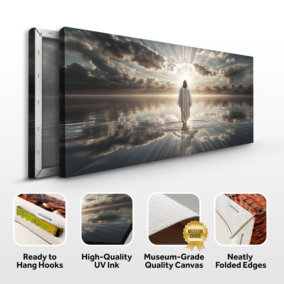 Walking on Water - Faith Wall Art III by Tailored Canvases