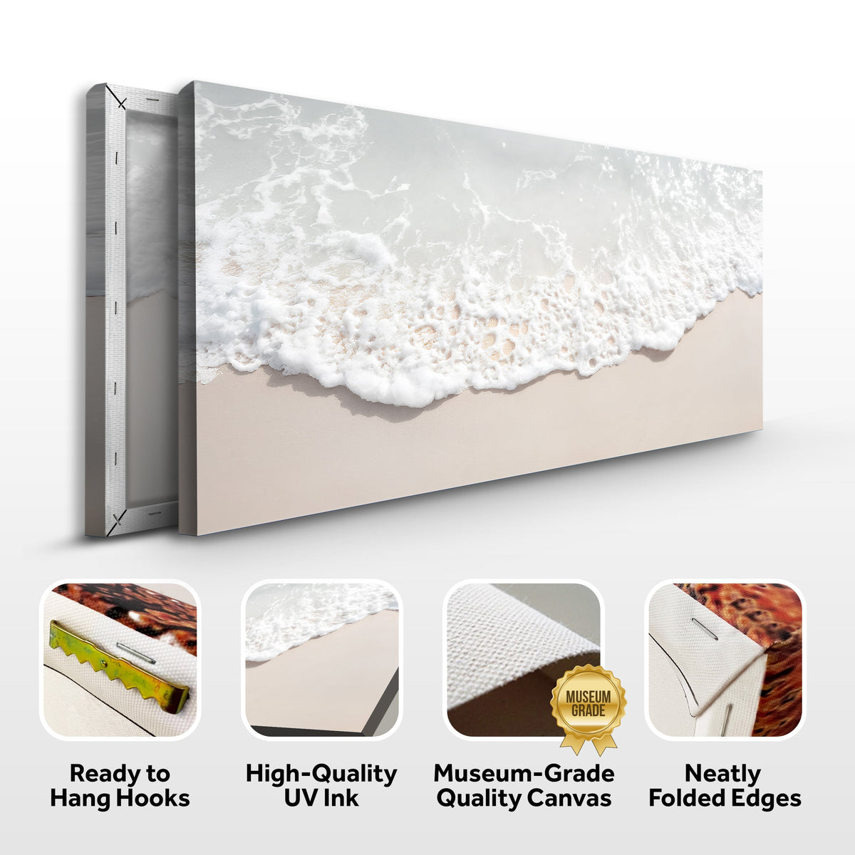 Sandy Waves Wall Art by Tailored Canvases