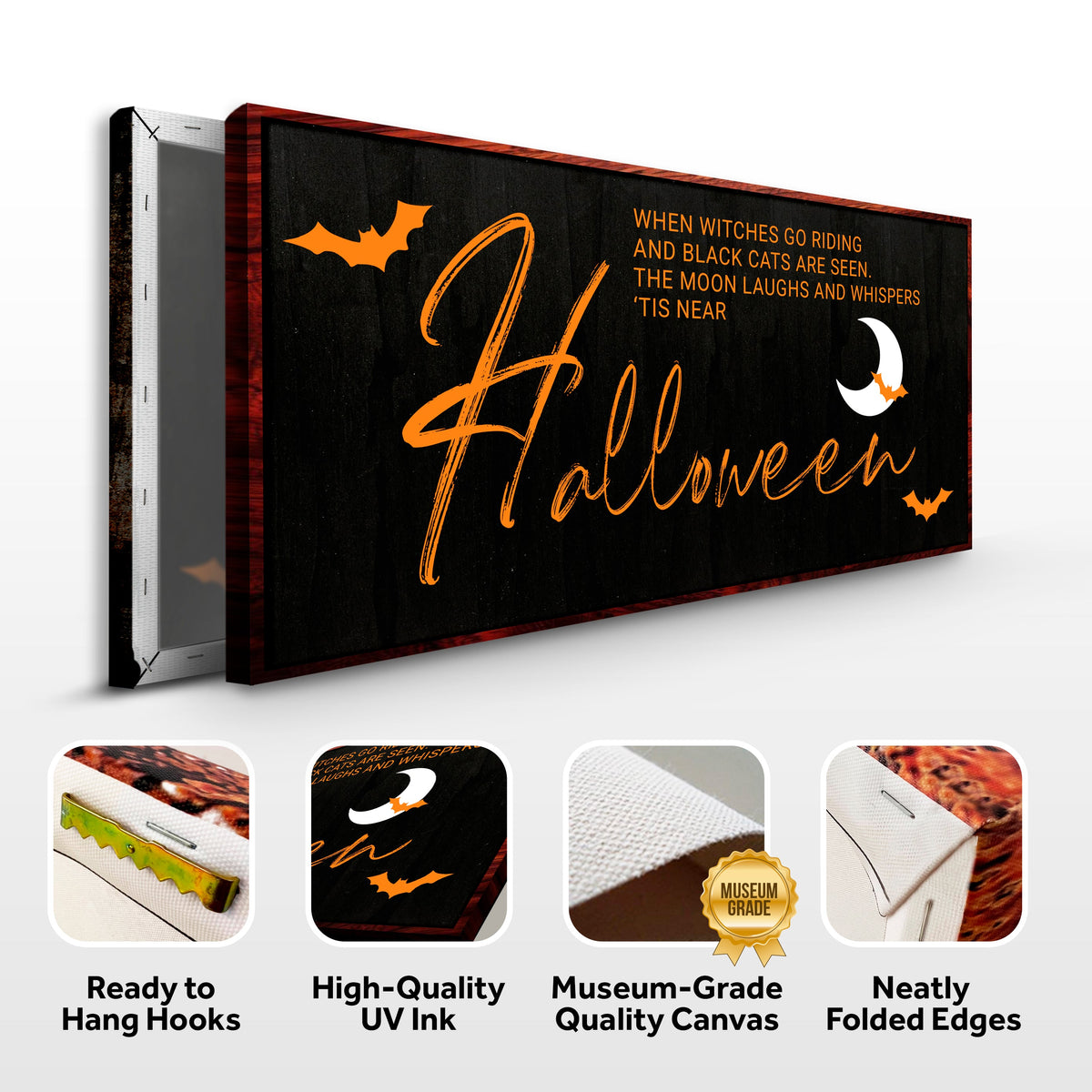 When Witches Halloween Wall Sign by Tailored Canvases