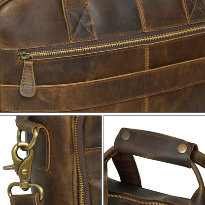 Hudson Office Briefcase by Classy Leather Bags
