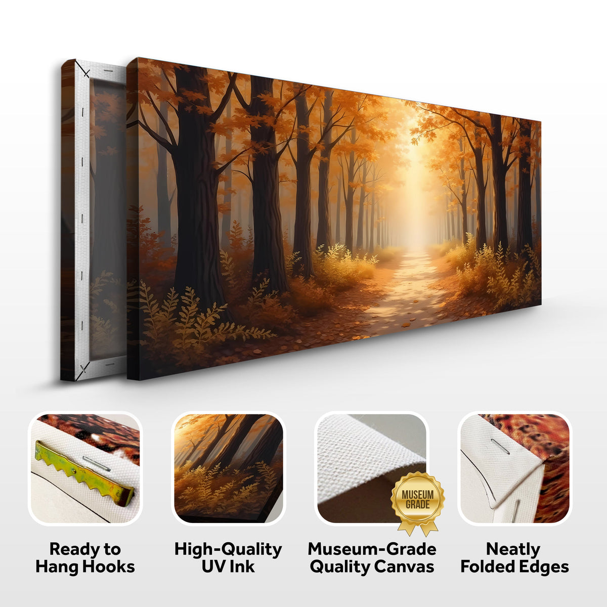 Abstract Forest Landscape Wall Art by Tailored Canvases