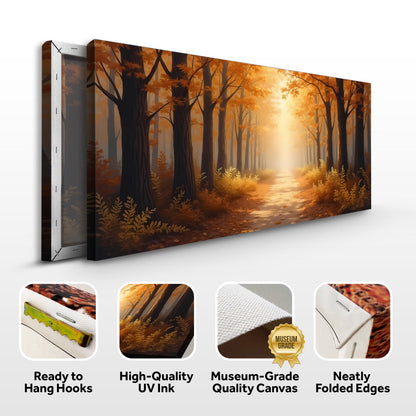 Abstract Forest Landscape Wall Art by Tailored Canvases