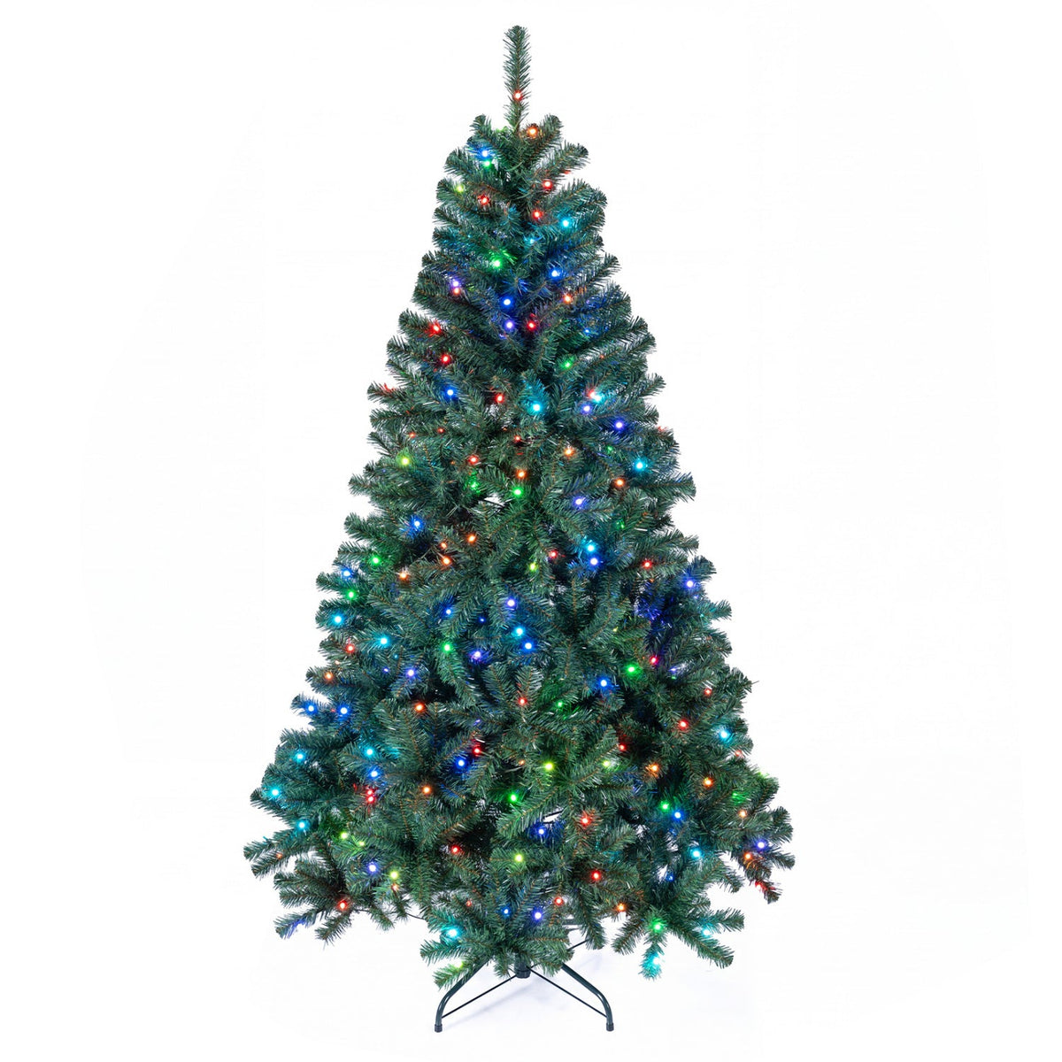 6 ft smart pencil Christmas tree with RGB lights by DirectDeals