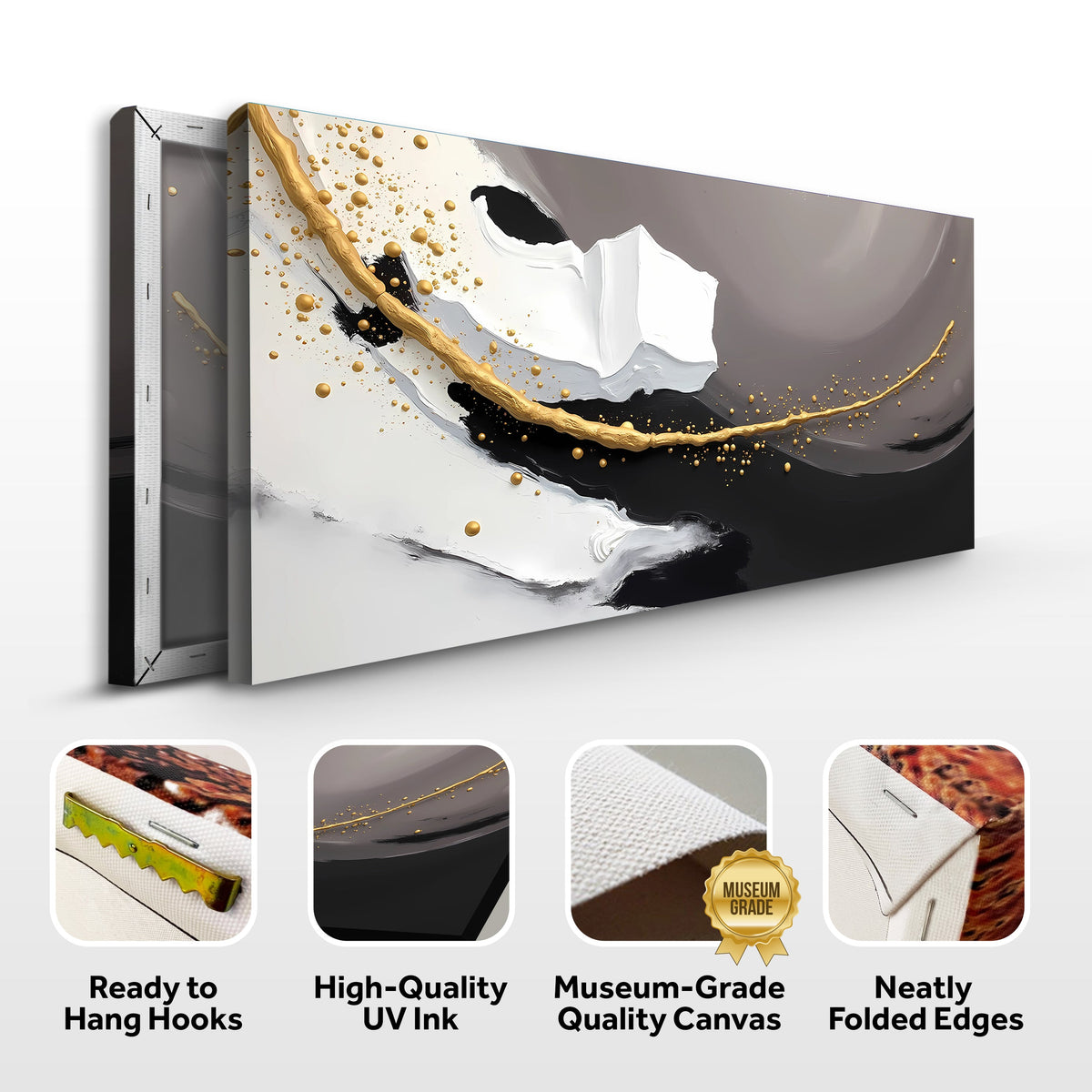Wave Abstract Wall Art by Tailored Canvases