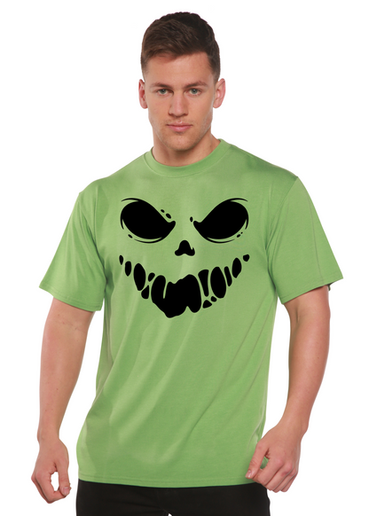 Halloween Boo men's bamboo graphic T-shirt – view 8
