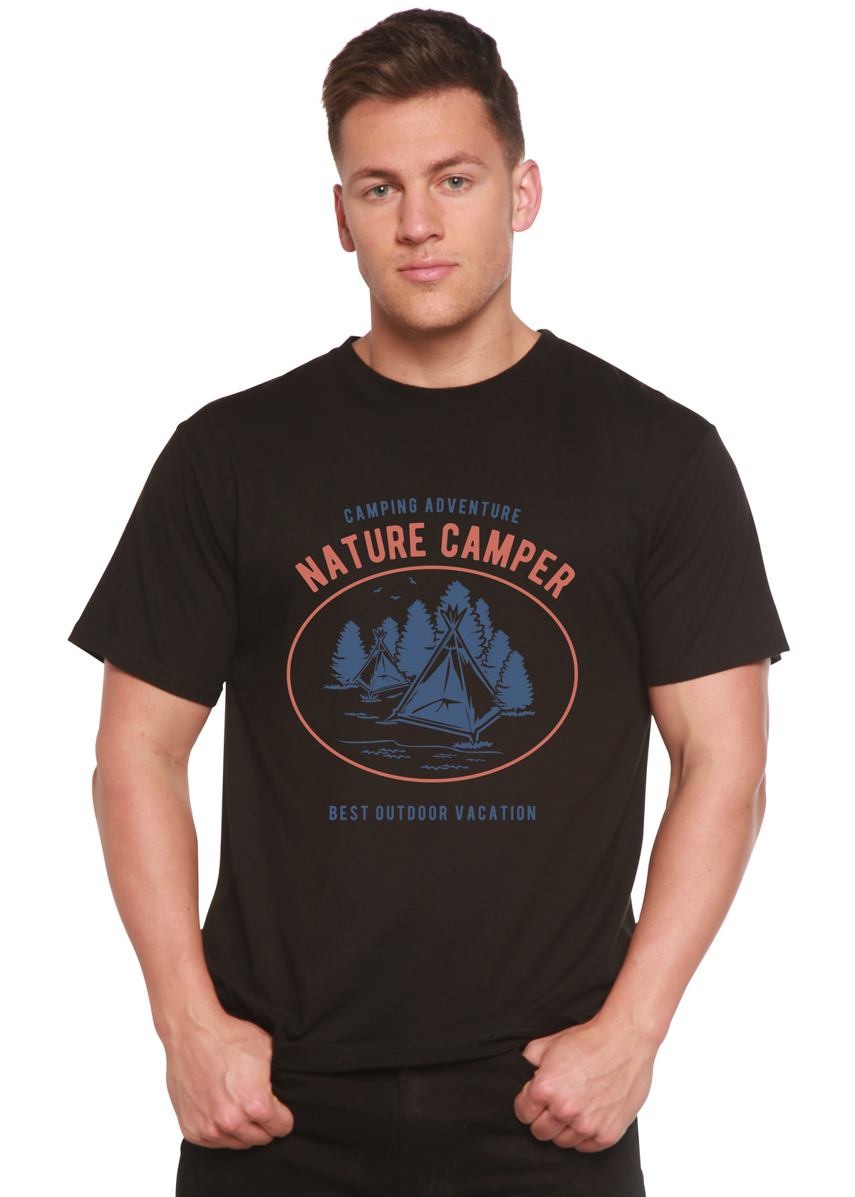 Nature Camper men's bamboo graphic T-shirt – view 8