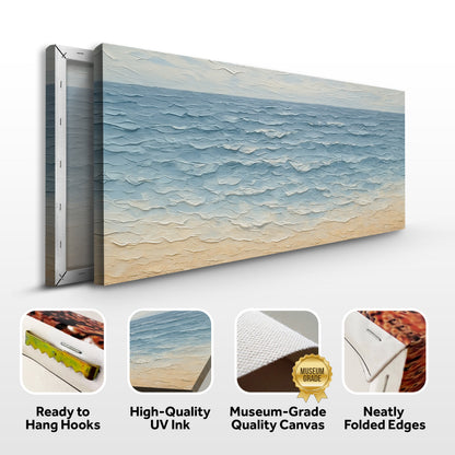 Serene Ocean Wave Coastal Wall Art VI by Tailored Canvases