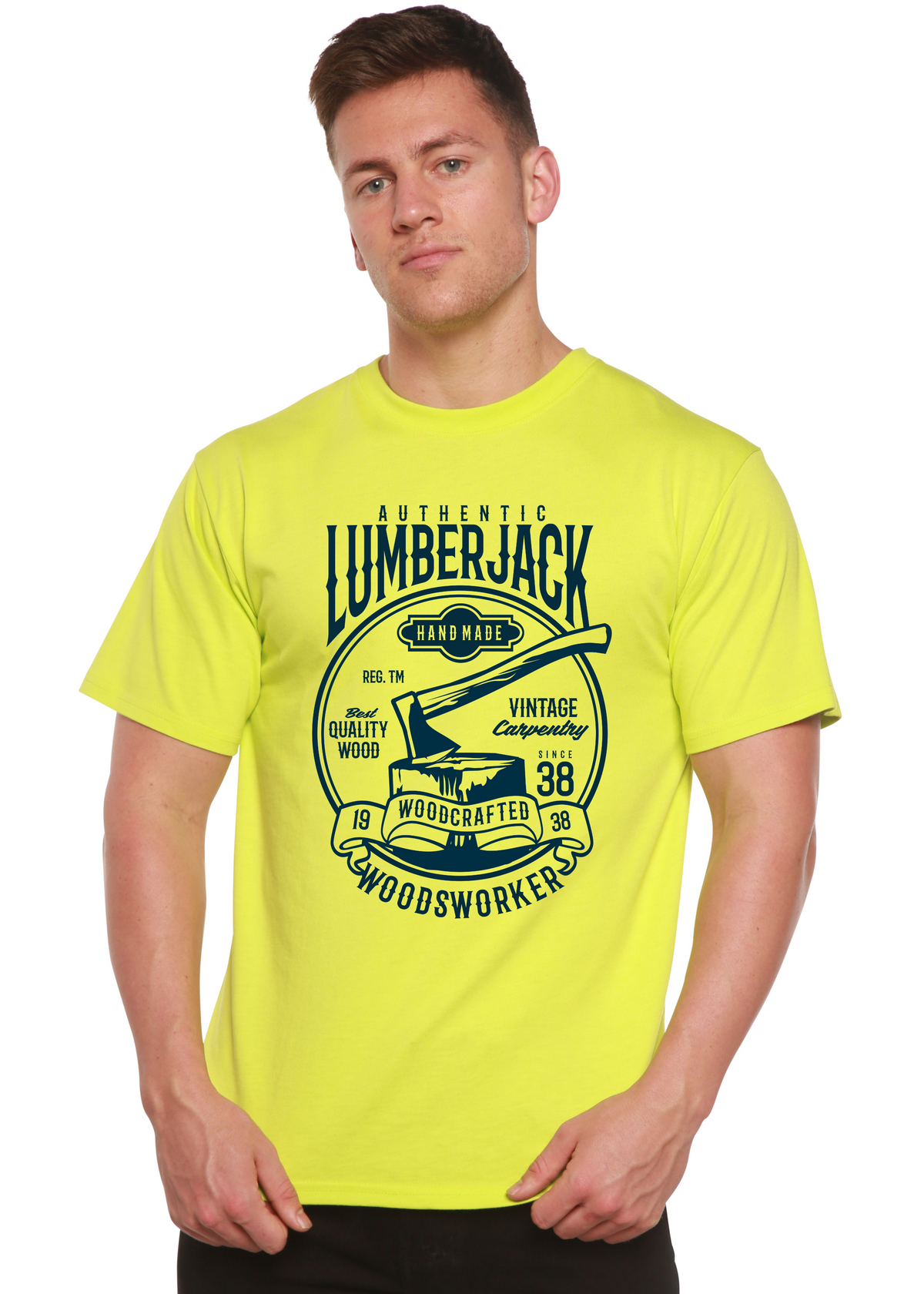 Authentic Lumberjack men's bamboo graphic T-shirt – view 2