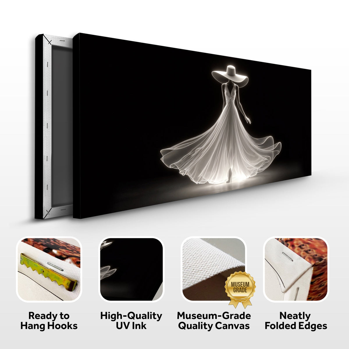 Modern Glam Fashion Wall Art by Tailored Canvases