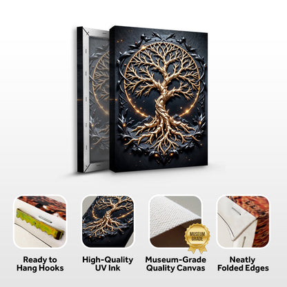 3D Celtic Tree of Life Wall Art II canvas by Tailored Canvases, view 7