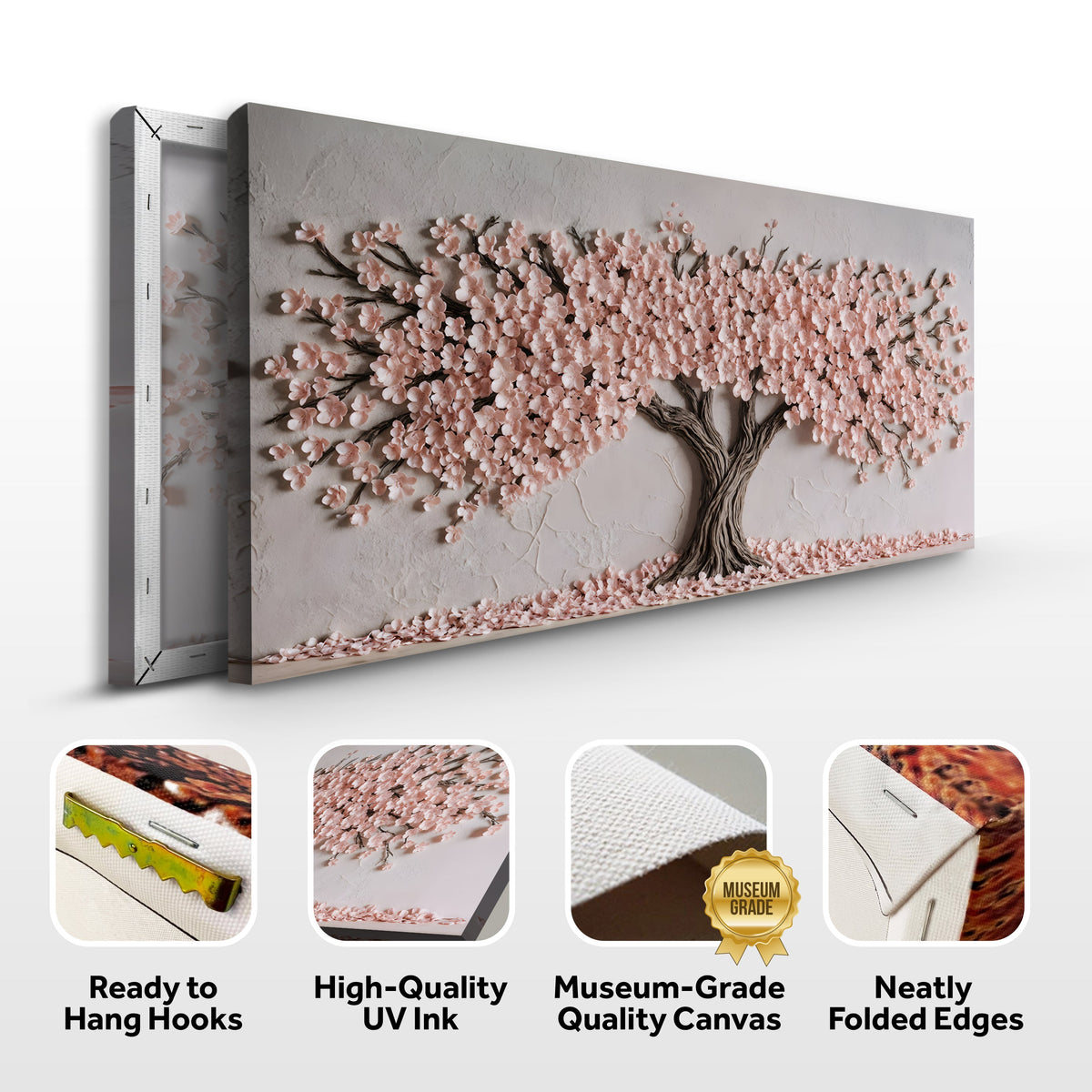 Blush Blossom Wall Art by Tailored Canvases