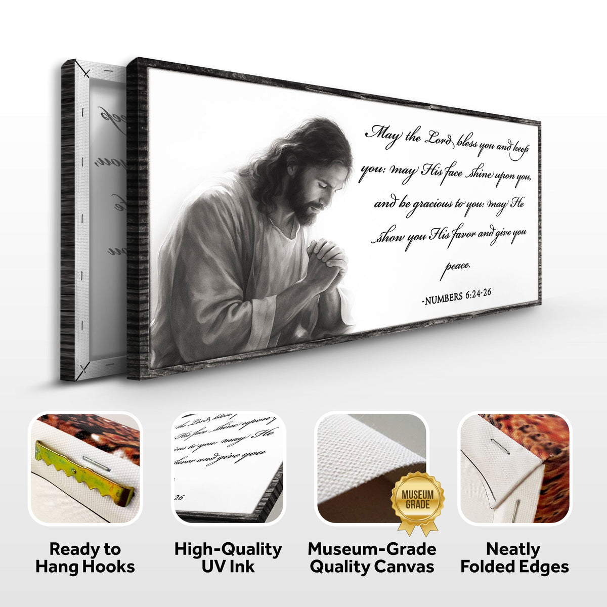 Numbers 6:24-26 - May The Lord Bless You Faith Sign IV by Tailored Canvases