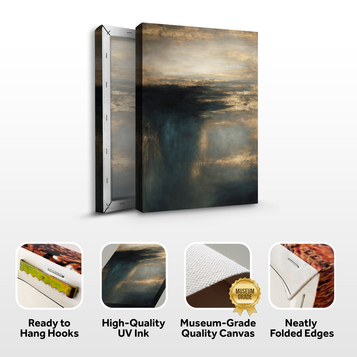 Cloudscape Glimmer Wall Art by Tailored Canvases