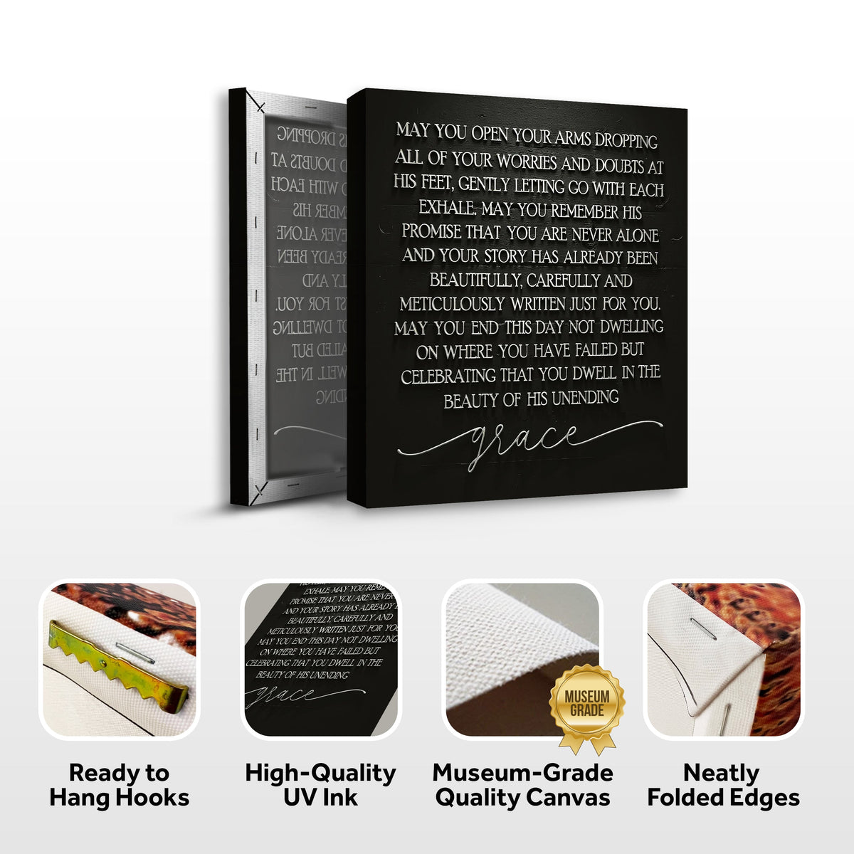 Unending Grace Faith Sign III by Tailored Canvases