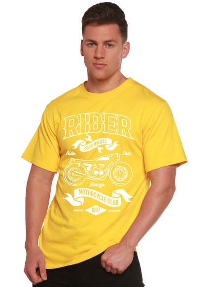 Rider men's bamboo graphic T-shirt – view 7
