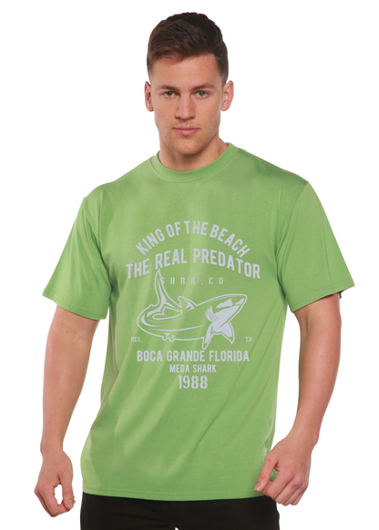 Shark Real men's bamboo graphic T-shirt – view 7