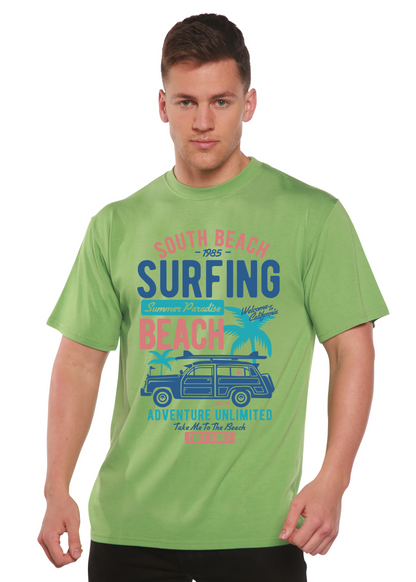 South Beach men's bamboo graphic T-shirt – view 2