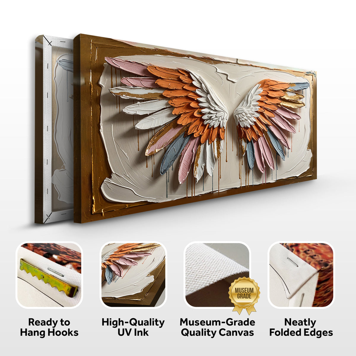 Angelic Wings Wall Art by Tailored Canvases