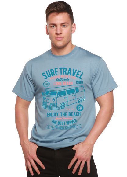 Surf Travel men's bamboo graphic T-shirt – view 7