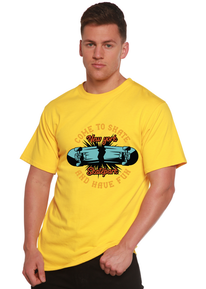 New York Skatepark men's bamboo graphic T-shirt – view 9