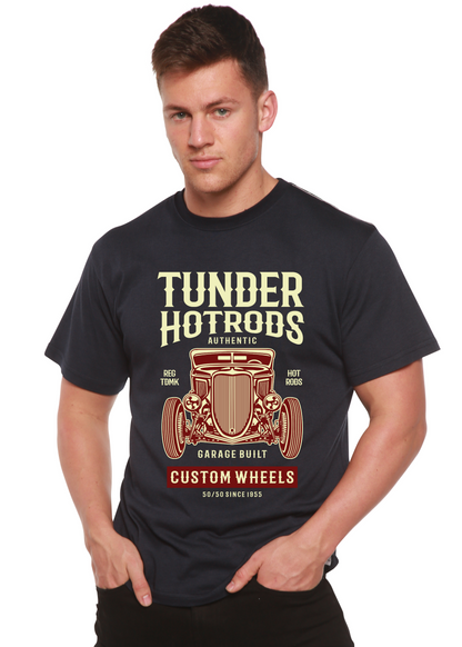Thunder Hot men's bamboo graphic T-shirt – view 2