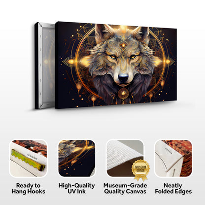 Wolf Head Wall Art by Tailored Canvases