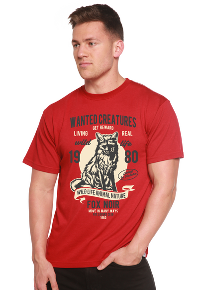 Wanted Creature men's bamboo graphic T-shirt – view 7
