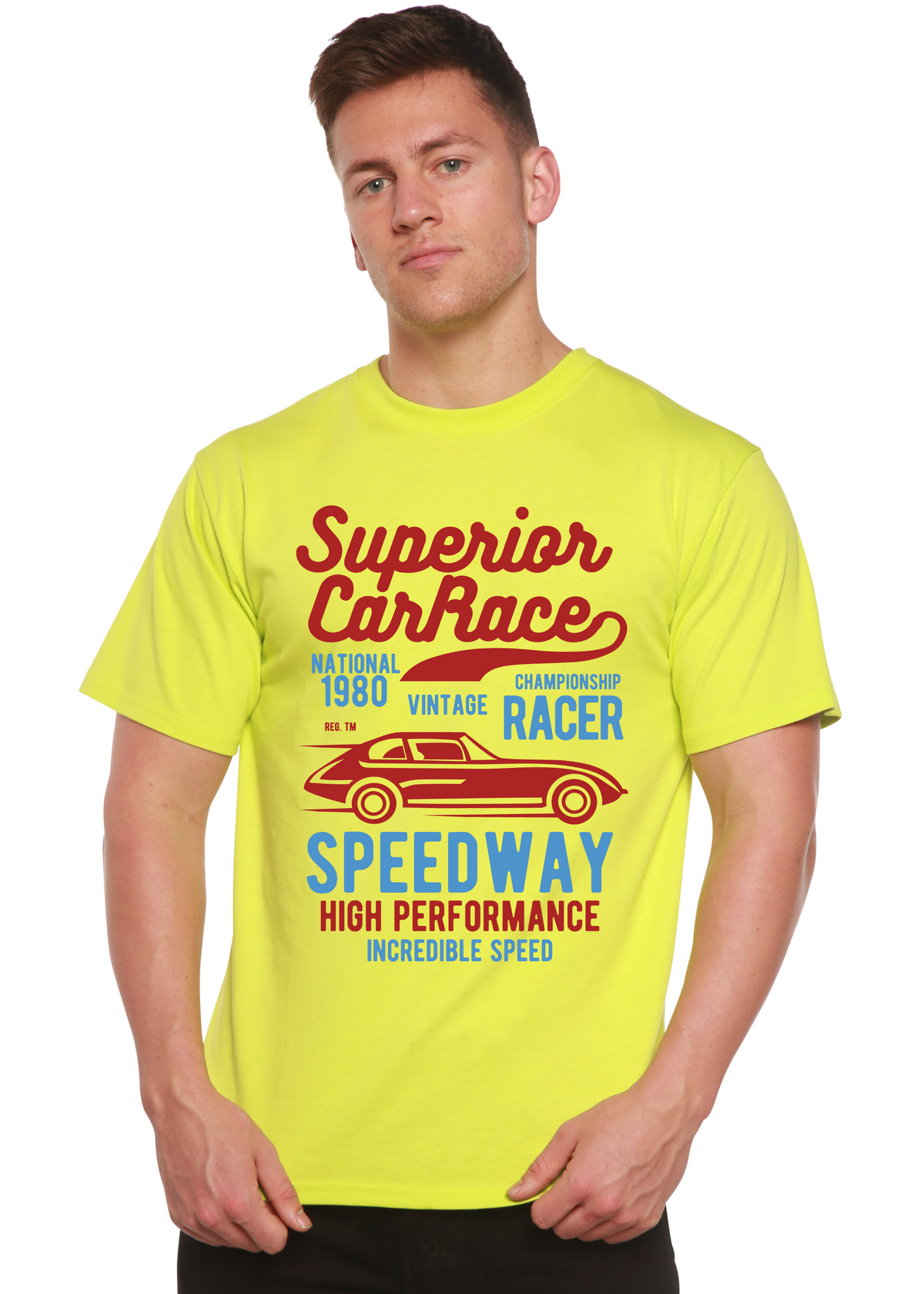 Superior Car men's bamboo graphic T-shirt – view 3