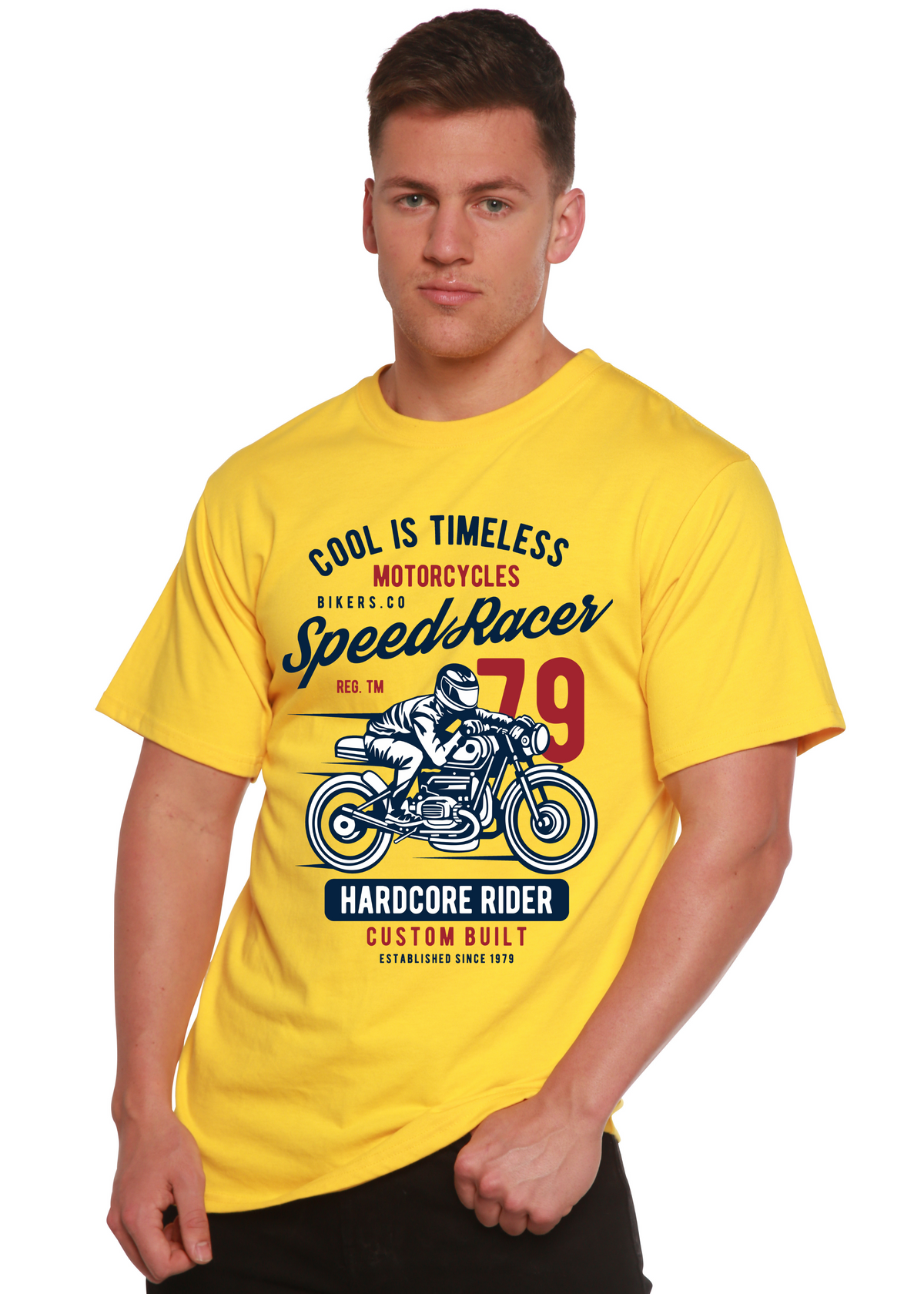 Speed Racer men's bamboo graphic T-shirt – view 3