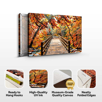 Crossing Autumn Wall Art by Tailored Canvases