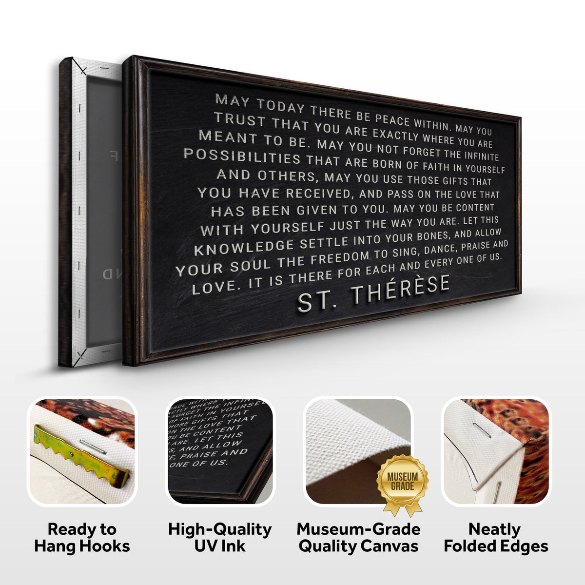 May Today There Be Peace Within Faith Sign by Tailored Canvases