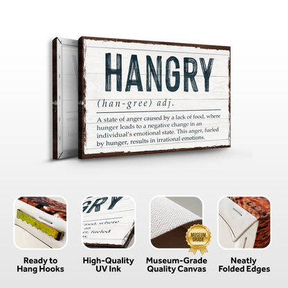 Hangry Kitchen Sign II by Tailored Canvases