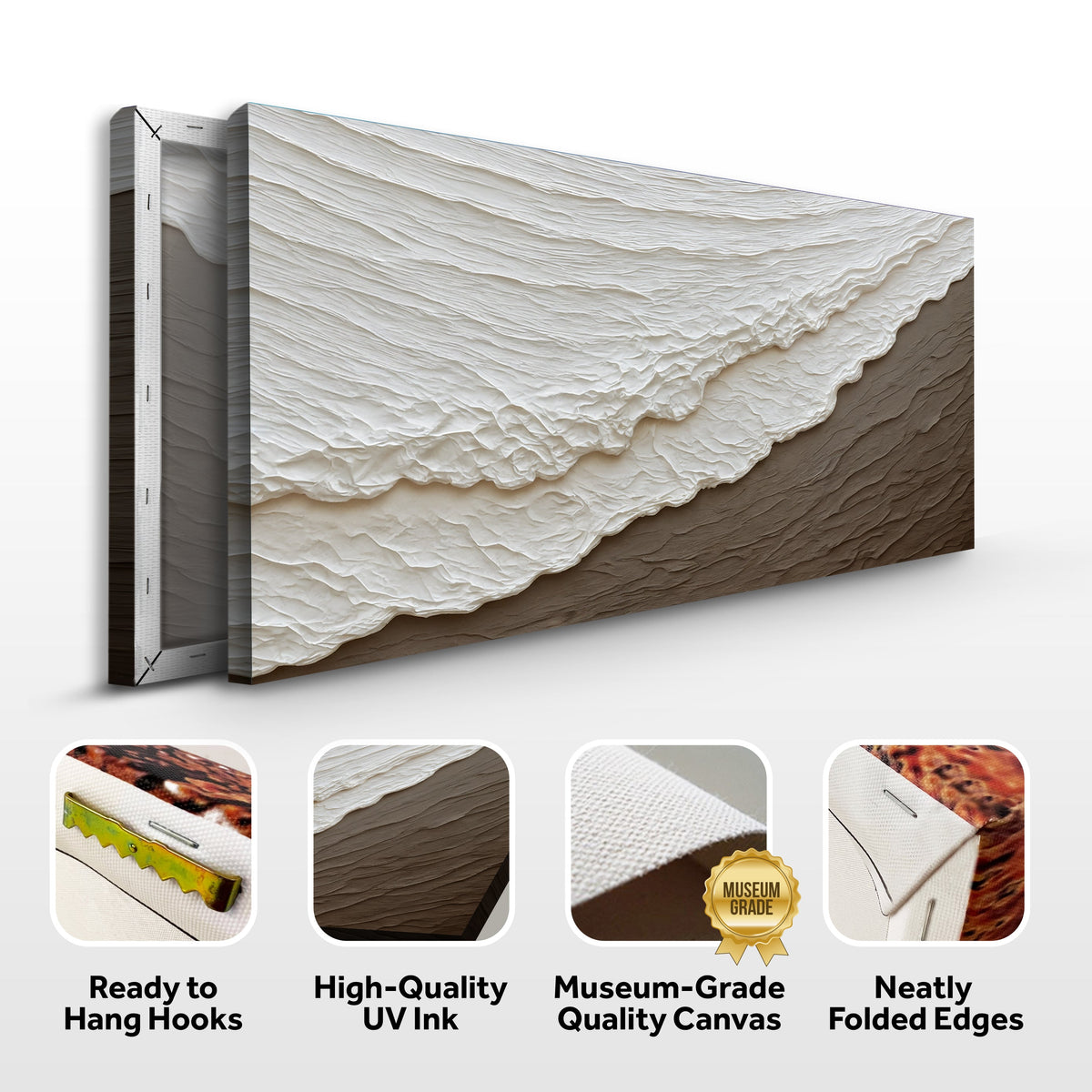 Waves Abstract Wall Art by Tailored Canvases